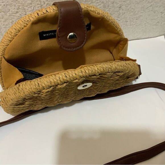 White House Black Market Basket Type Purse - Picture 2 of 12